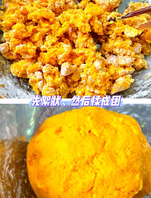 酥脆金黄南瓜饼圈​_南瓜饼饼怎么做_南瓜饼怎么炸的金黄